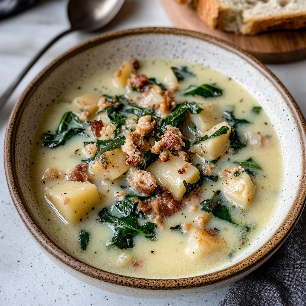 Recipe preparation for Zuppa Toscana Recipe