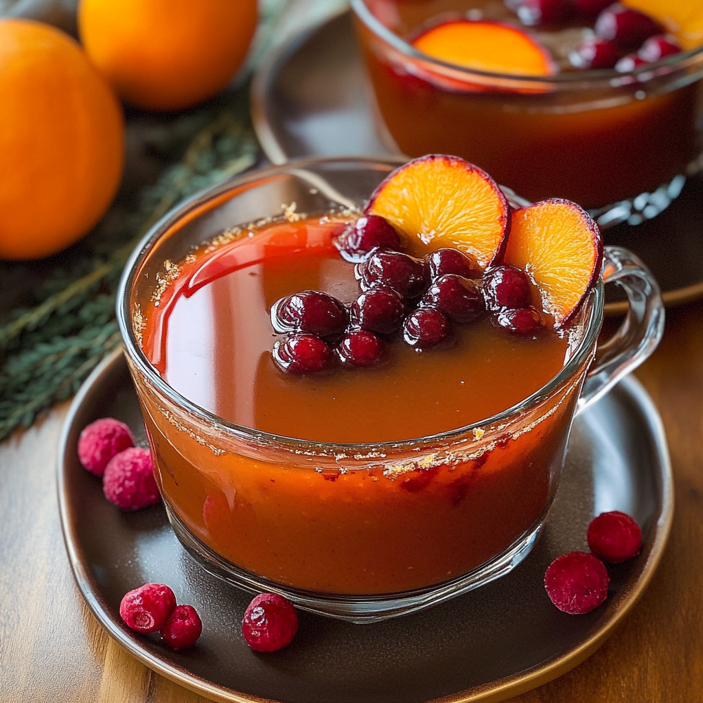 Recipe preparation for Thanksgiving Punch