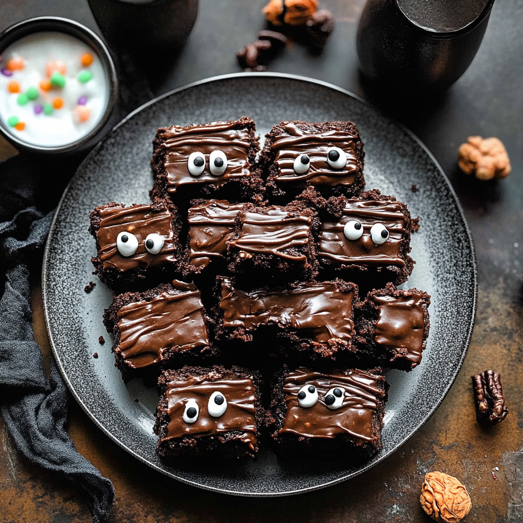 Recipe preparation for Recipes for Halloween Brownies you cant miss