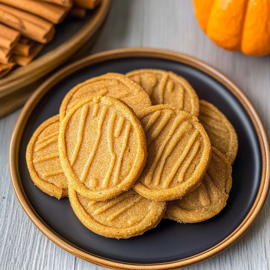 Recipe preparation for Pumpkin Sugar Cookies