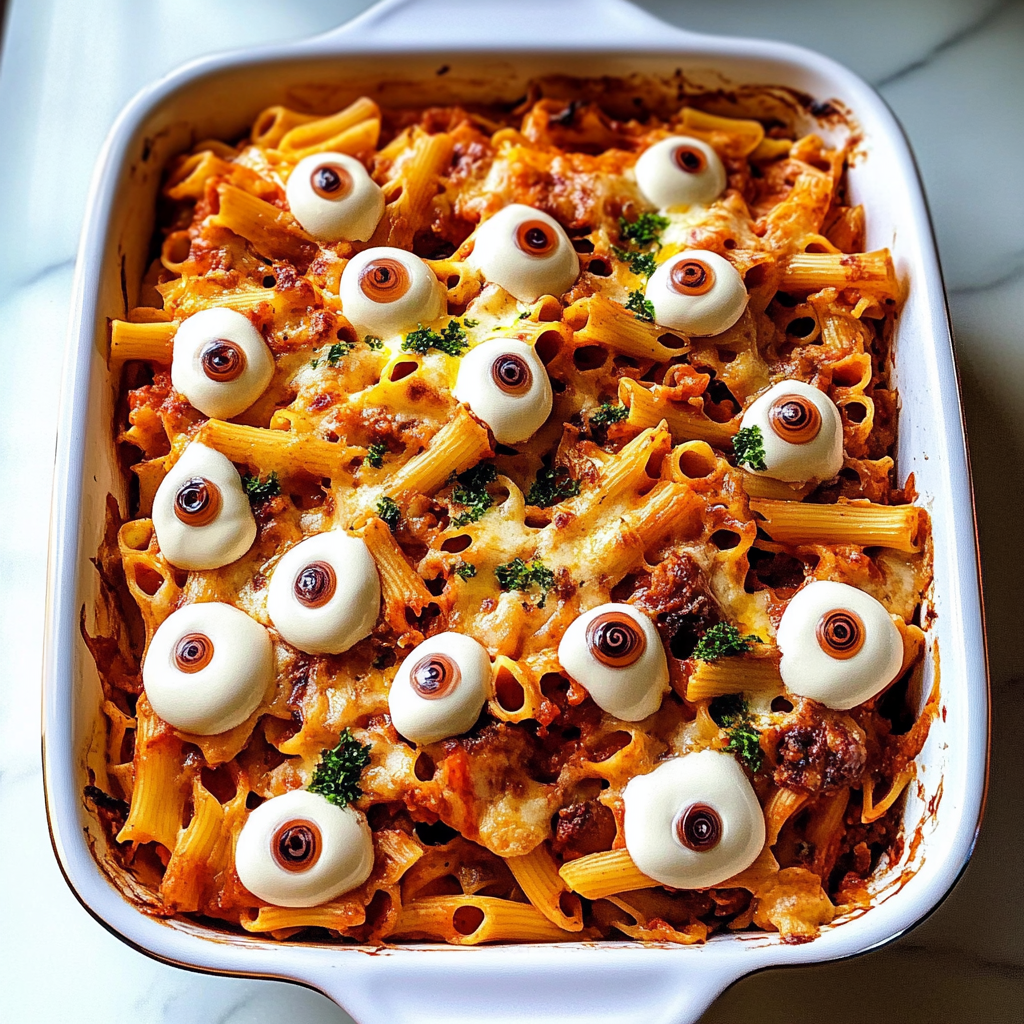 Recipe preparation for Halloween Eyeball Pasta Salad Recipe: Mozzarella Eyeballs for Spooky Fun