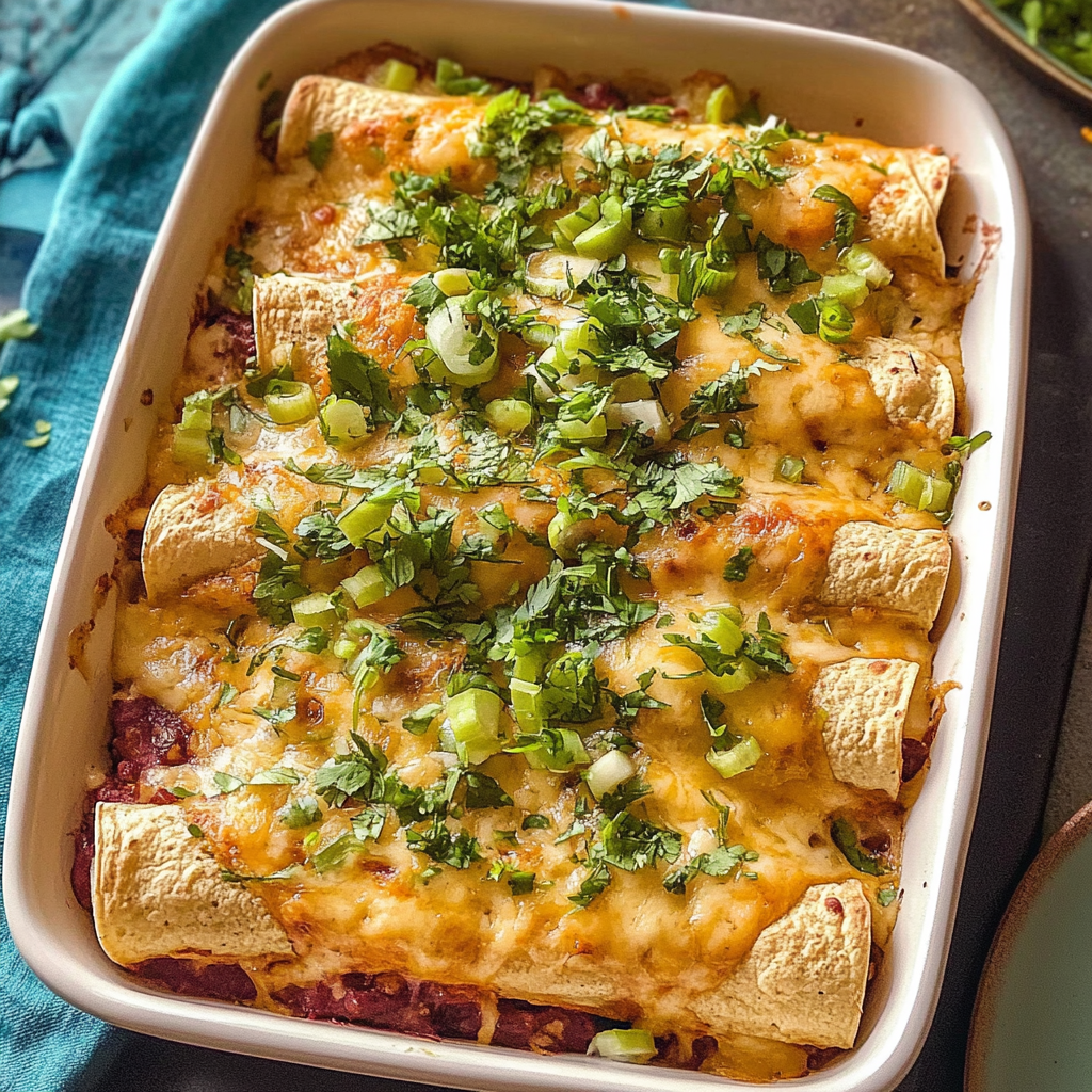 Recipe preparation for Breakfast Enchiladas