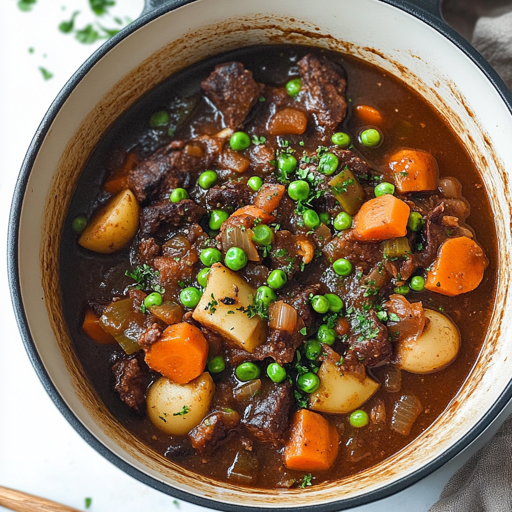 Recipe preparation for Old-Fashioned Beef Stew