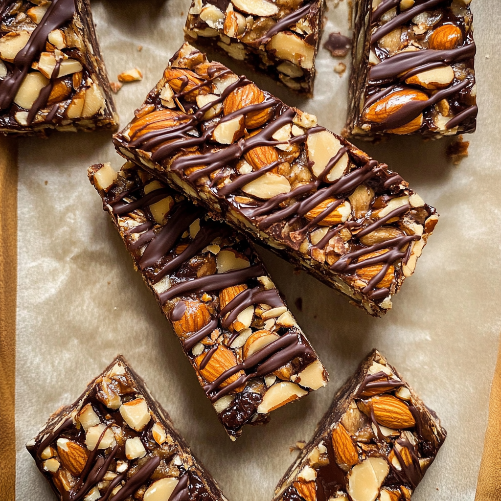 Recipe preparation for Dark Chocolate Sea Salt KIND Nut Bars