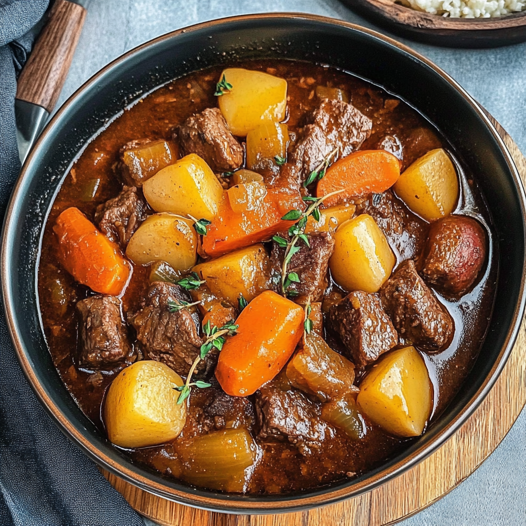 Recipe preparation for Easy Homemade Beef Stew