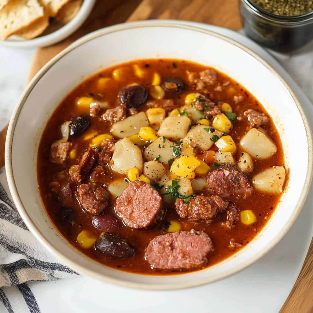 Recipe preparation for Cowboy Stew