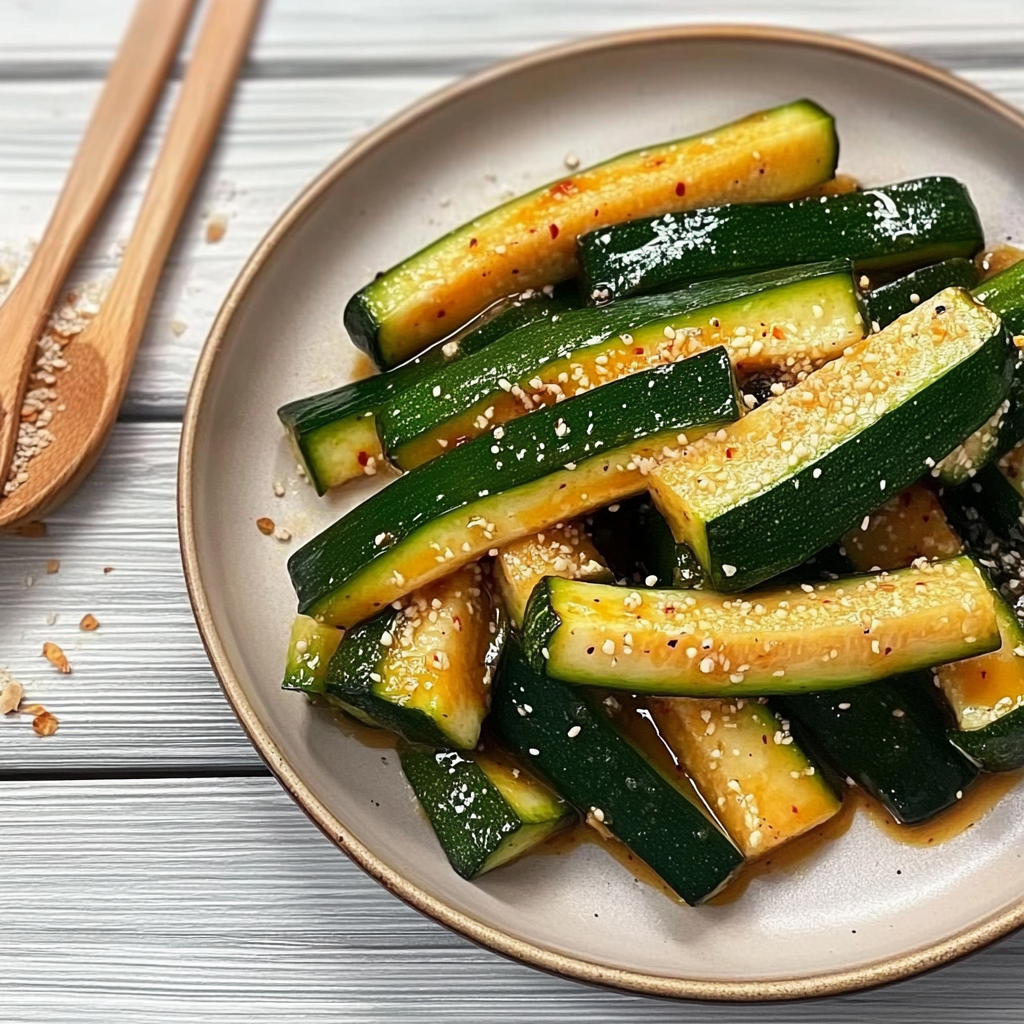 Recipe preparation for Hibachi Zucchini