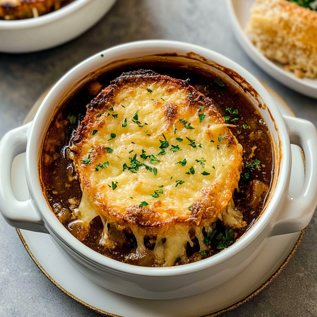 Recipe preparation for Easy French Onion Soup