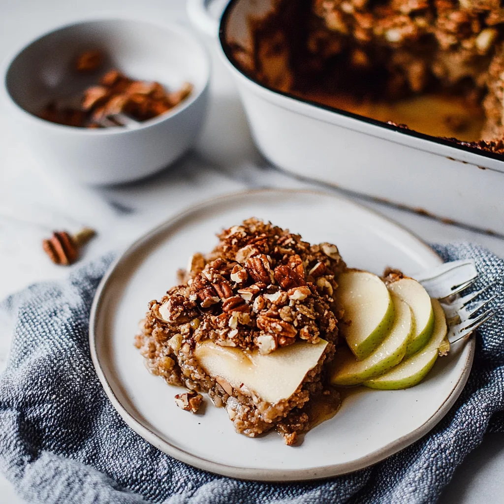 Recipe preparation for apple pecan granola