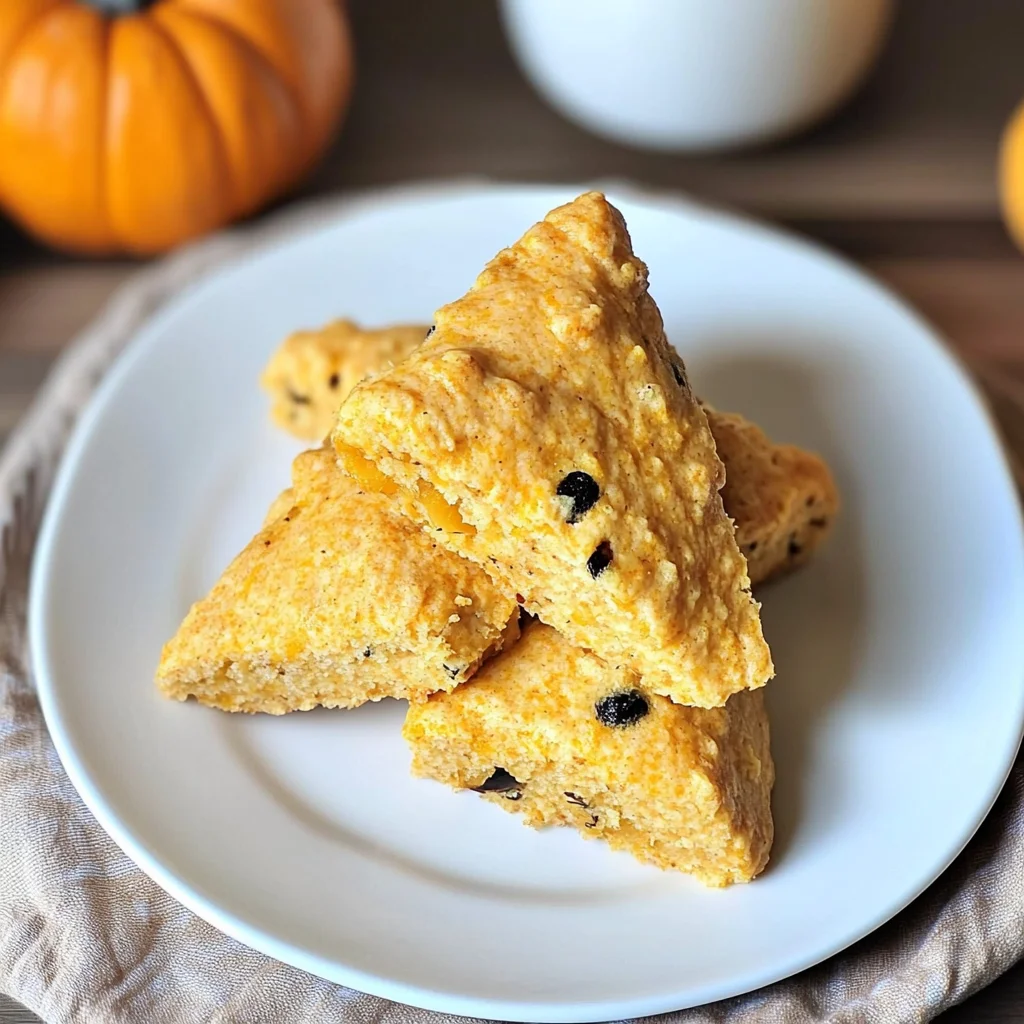 Recipe preparation for savory pumpkin scones