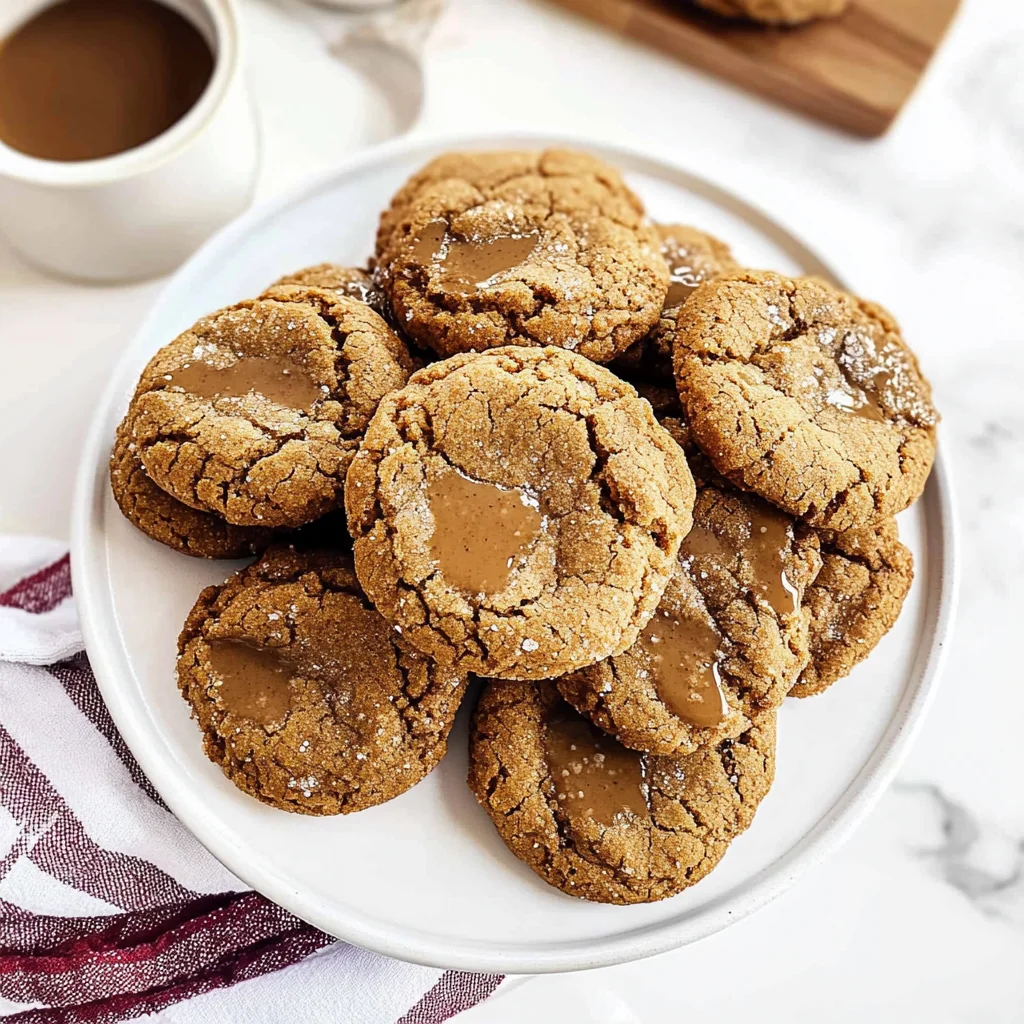 Recipe preparation for ginger molasses cookies