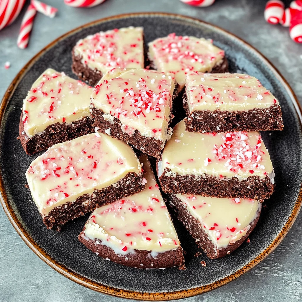 Recipe preparation for peppermint bark cookies