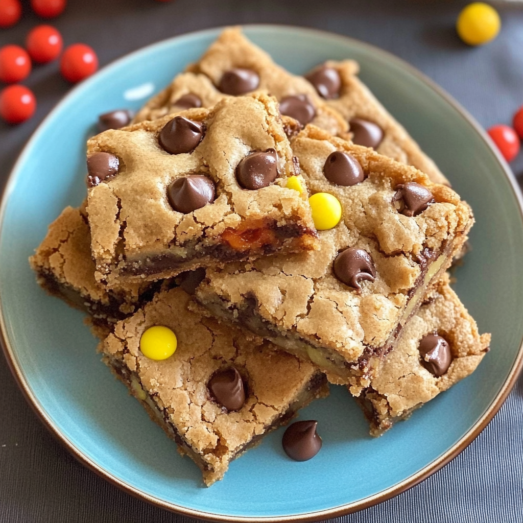 Recipe preparation for Cake Mix Cookie Bars