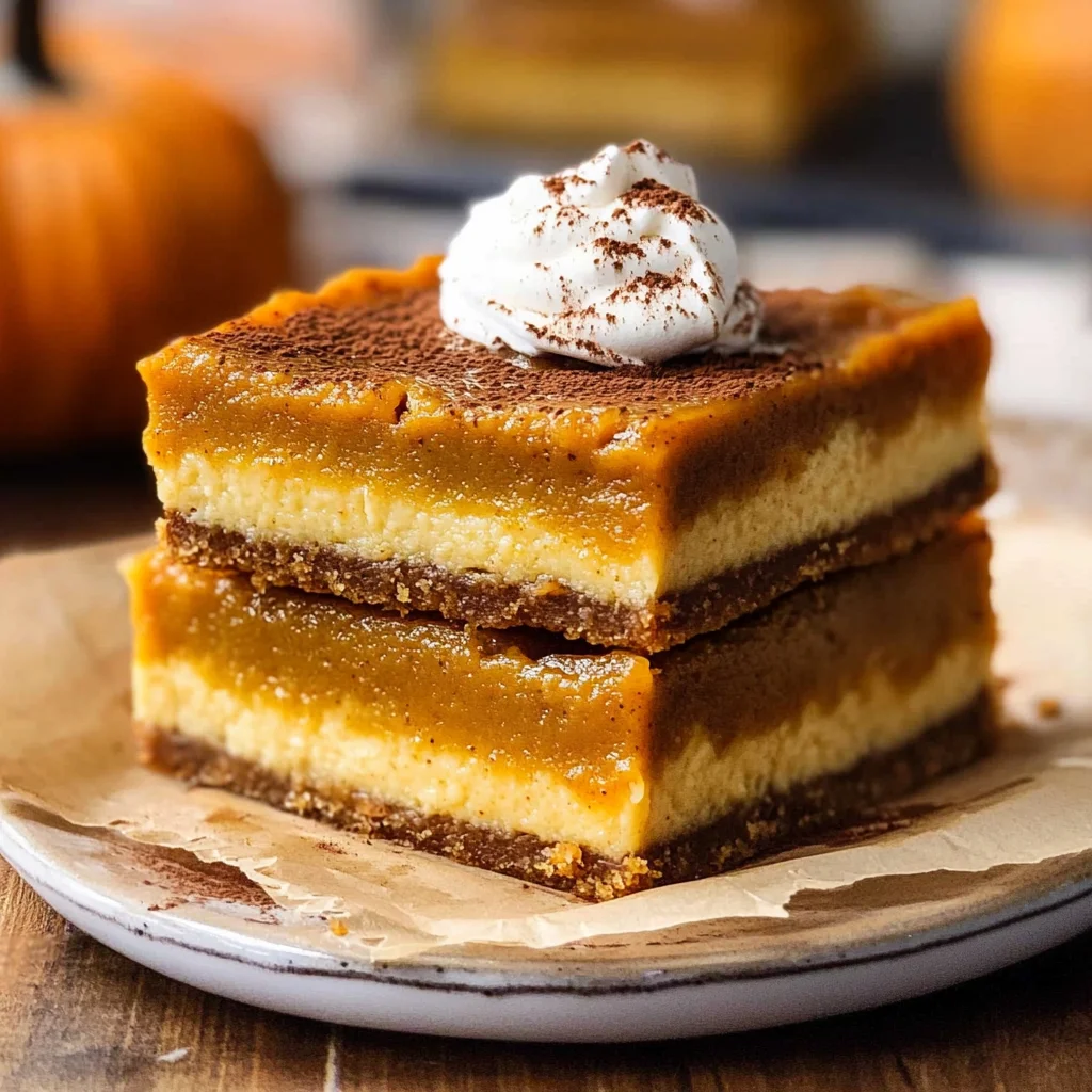 Recipe preparation for pumpkin bars