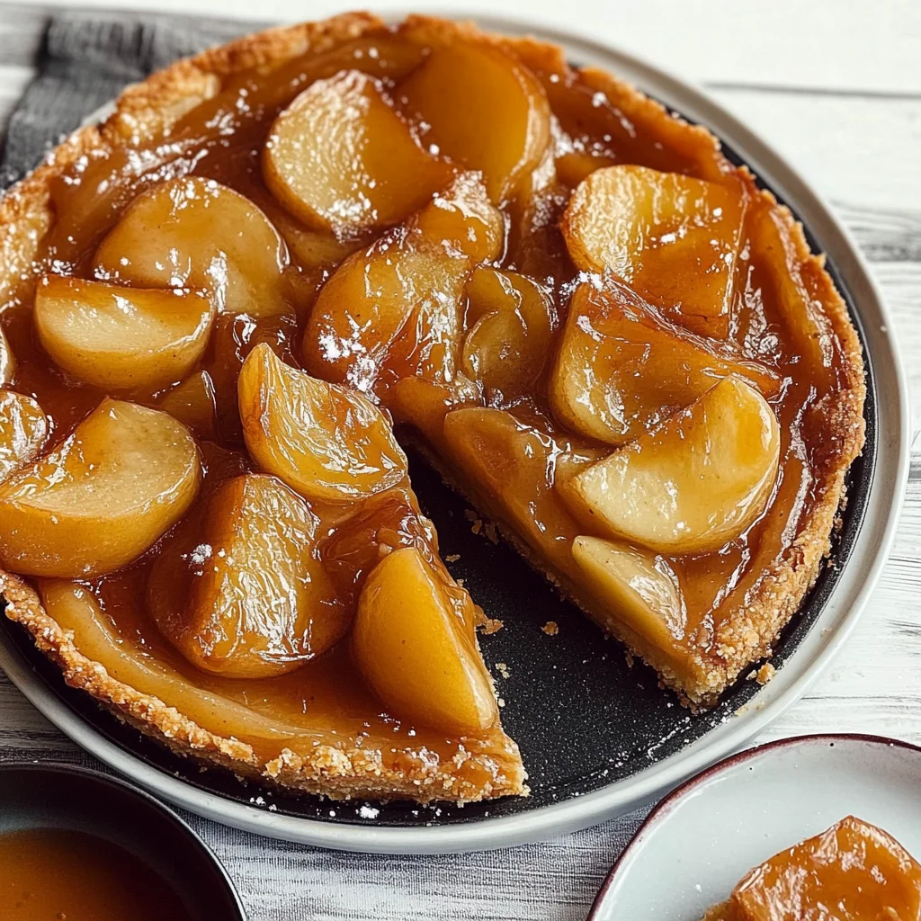 Recipe preparation for Apple & Hazelnut Tarte Tatin