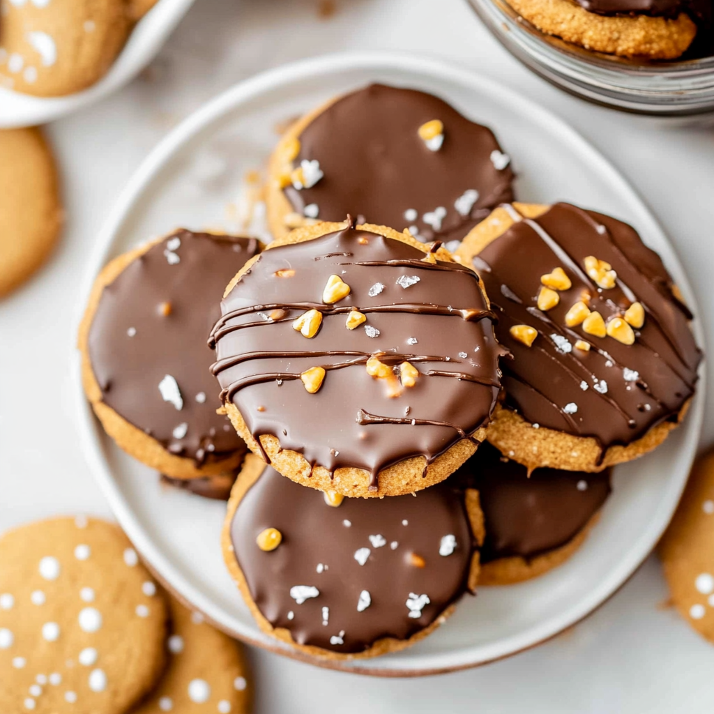 Recipe preparation for Caramel Ritz Cracker Christmas Cookies