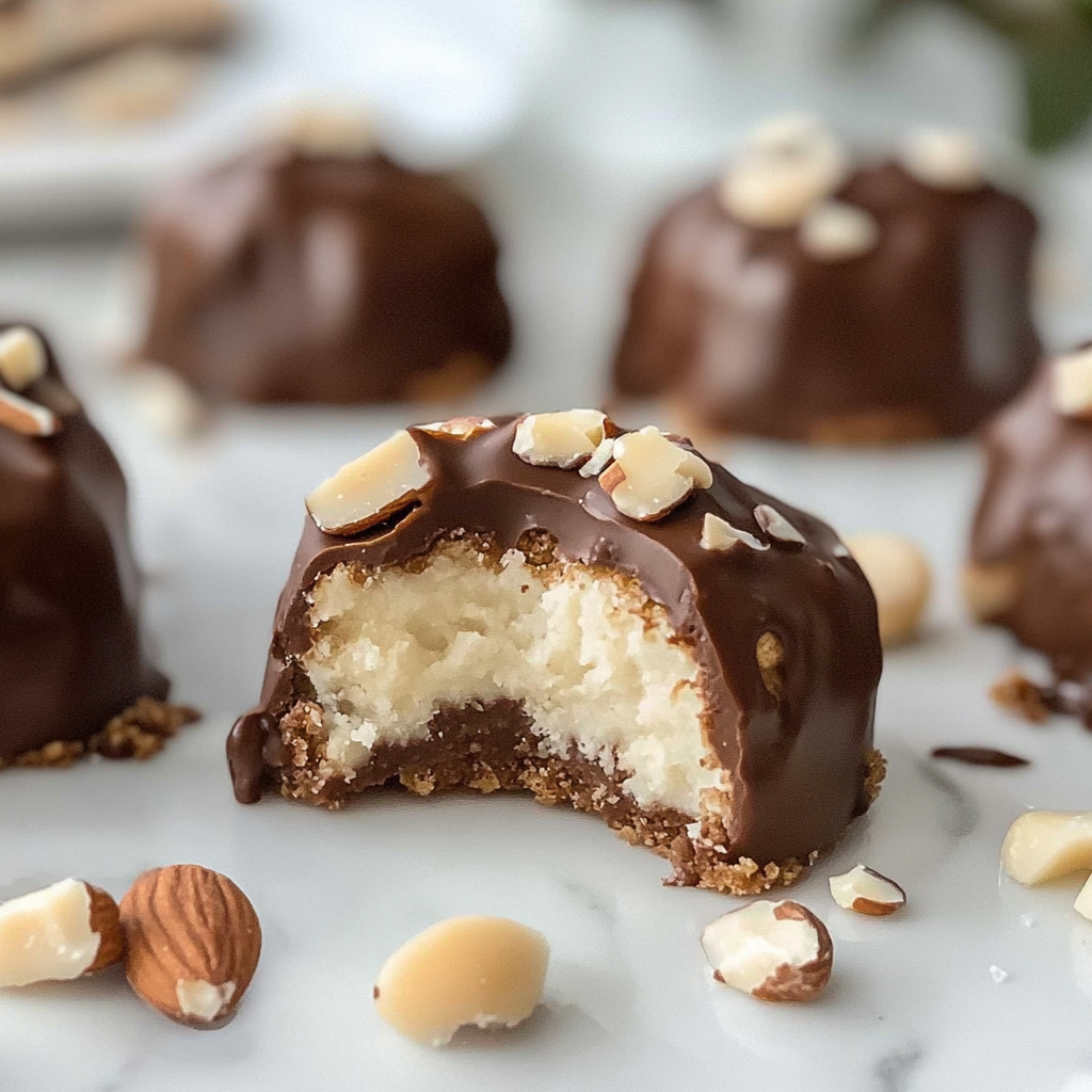 Recipe preparation for homemade Almond Joys