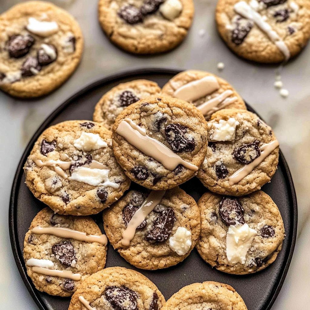 Recipe preparation for Cookies and Cream Cookies