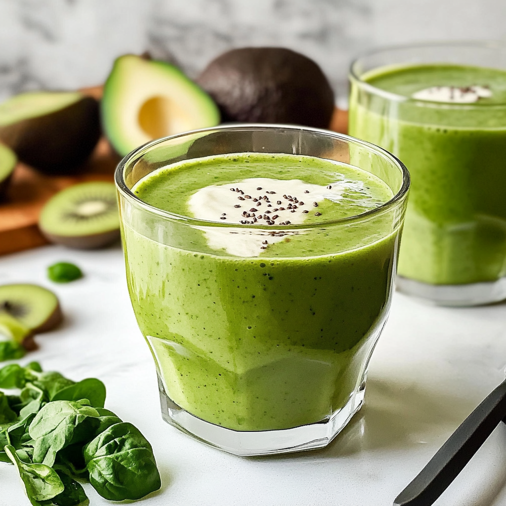 Recipe preparation for Best Green Smoothie Recipe