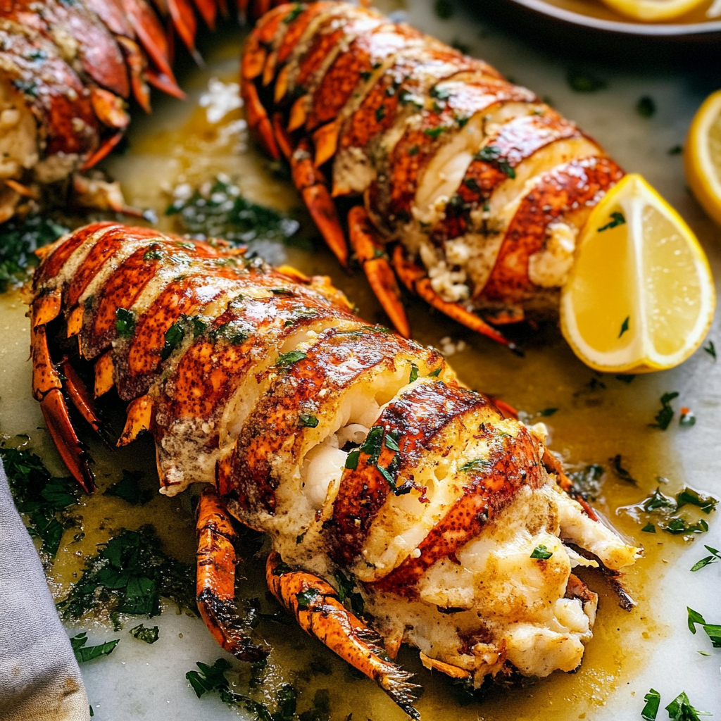 Recipe preparation for Easy Lobster Tail