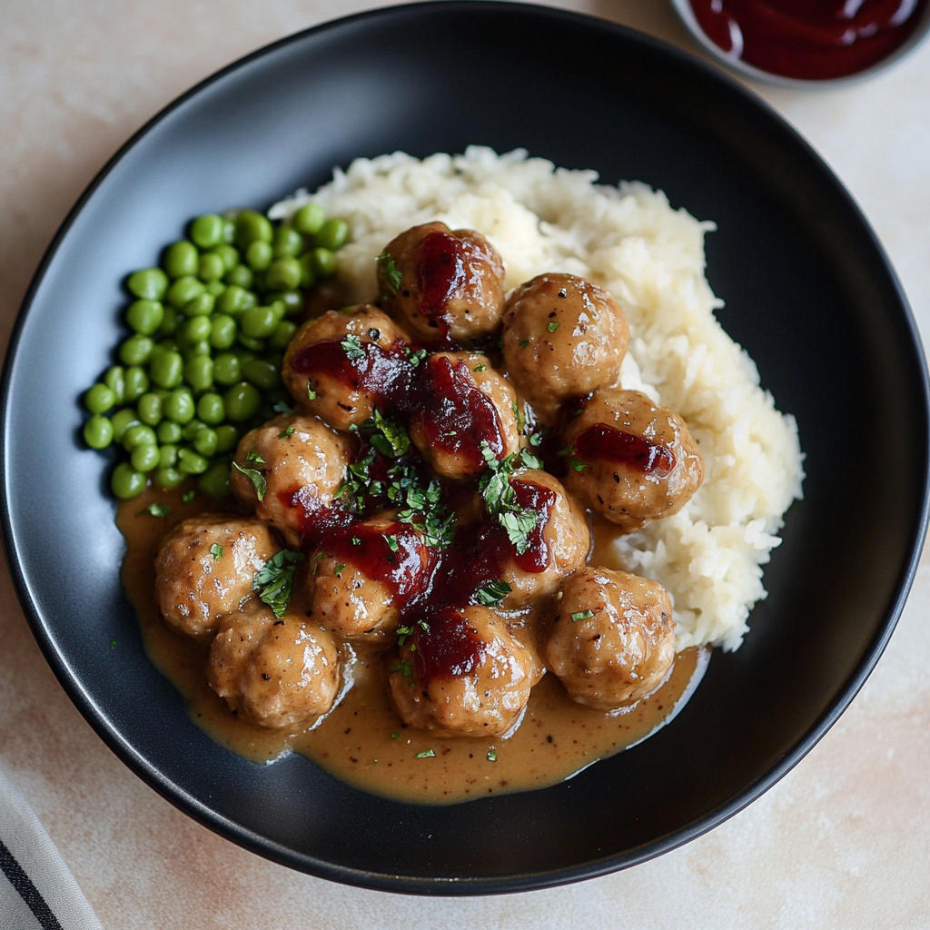 Recipe preparation for Swedish meatballs