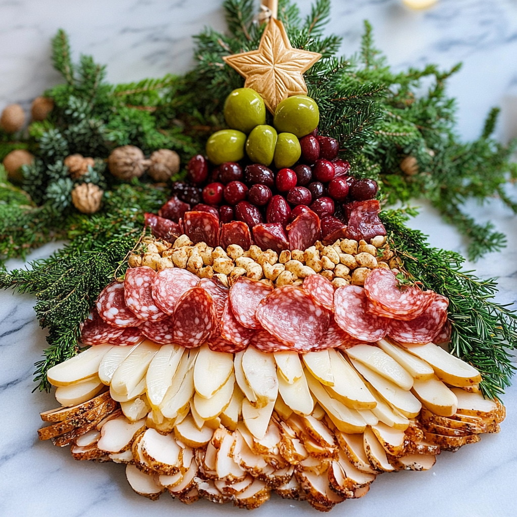 Recipe preparation for Christmas Charcuterie Board