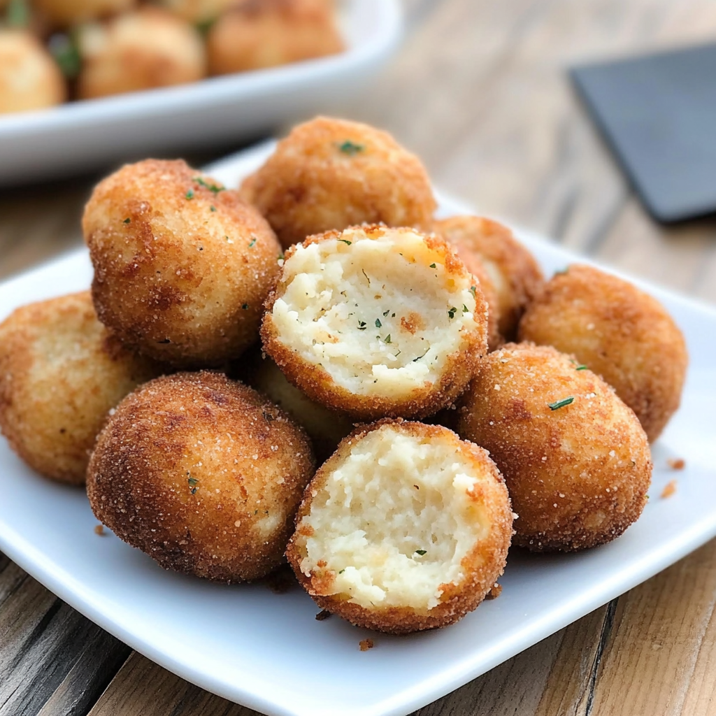 Recipe preparation for Mashed Potato Bombs