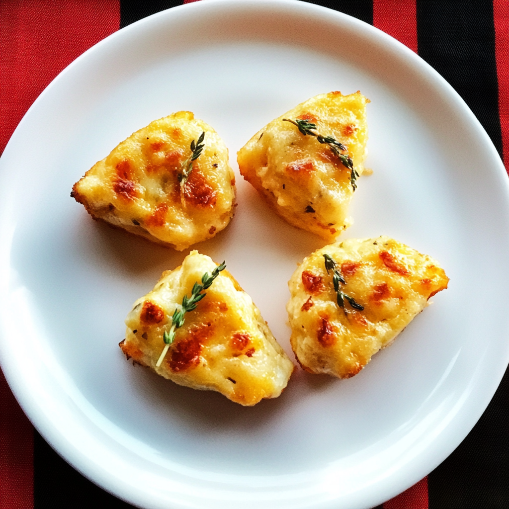 Recipe preparation for Cheesy Crabmeat Canapes