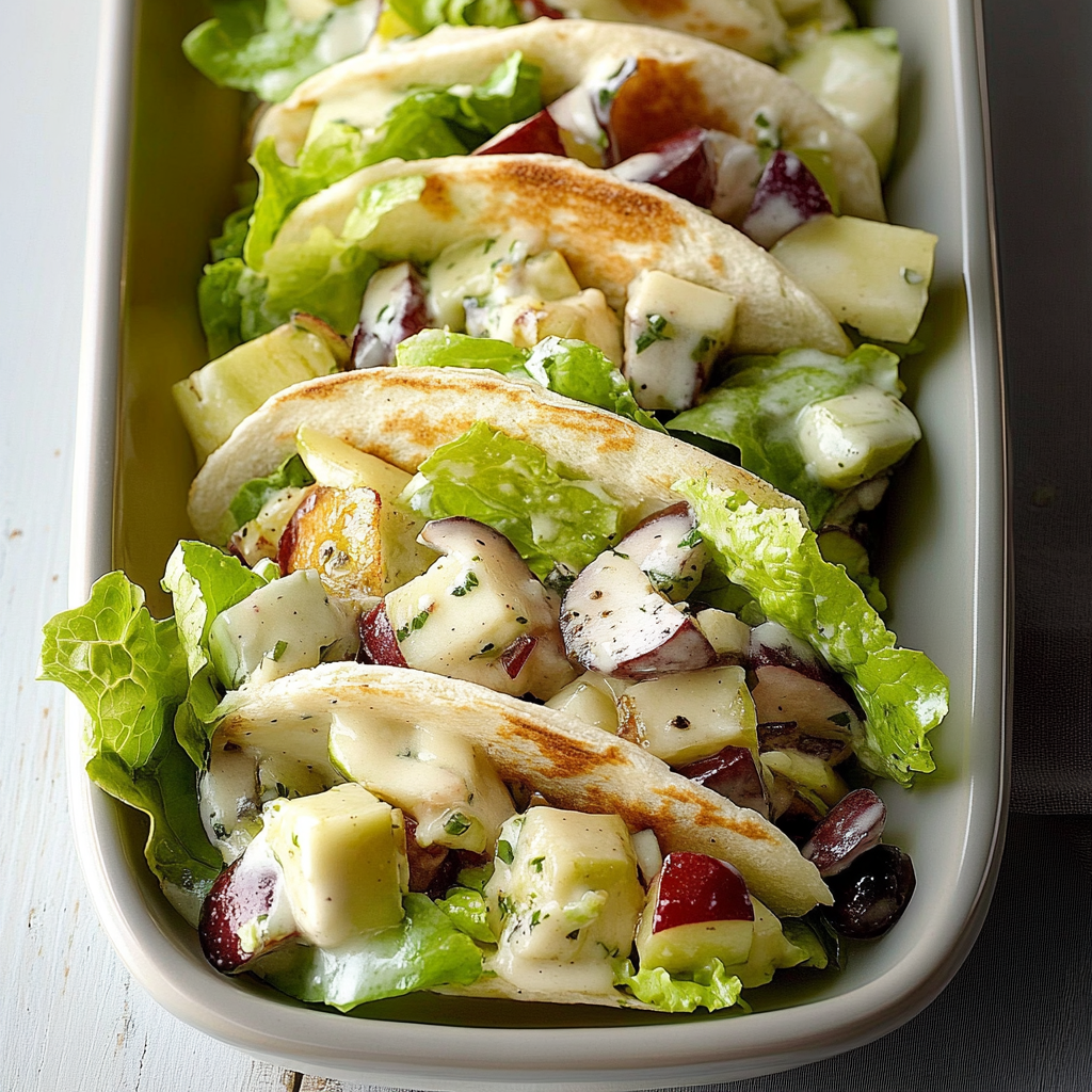 Recipe preparation for Pear Waldorf Salad