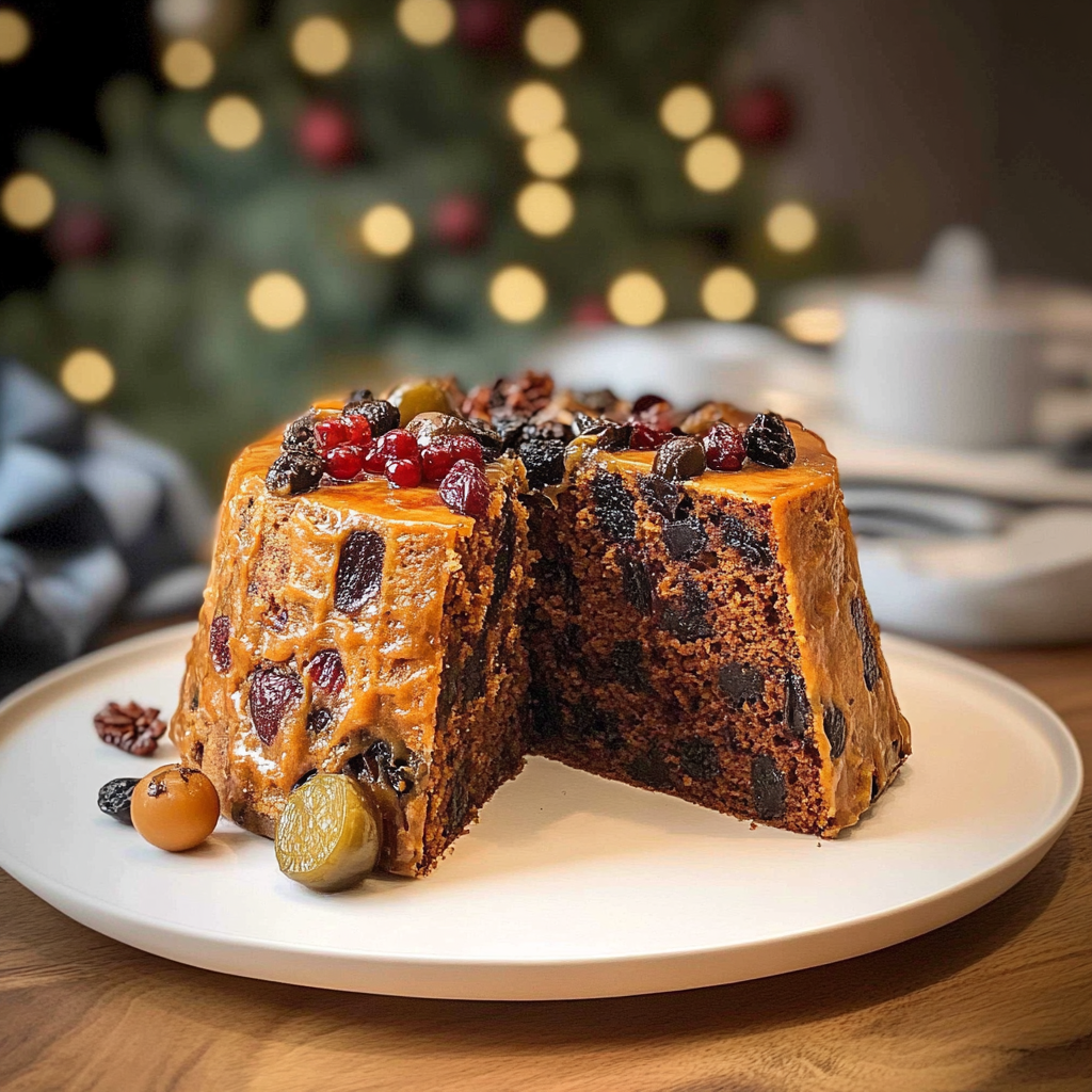Recipe preparation for Classic British Christmas Cake