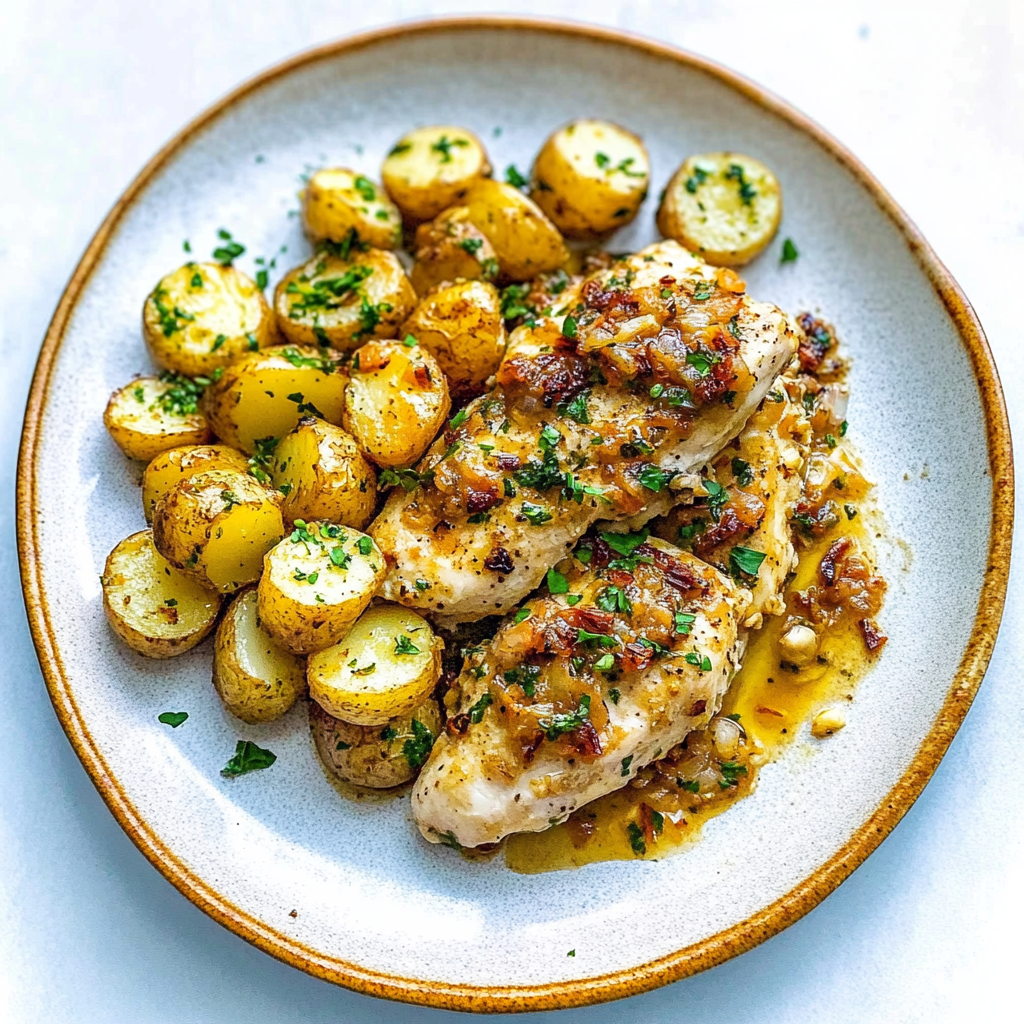 Recipe preparation for Instant Pot Chicken and Potatoes