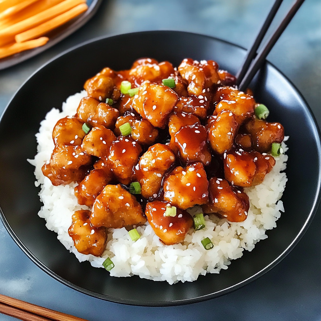 Recipe preparation for orange chicken