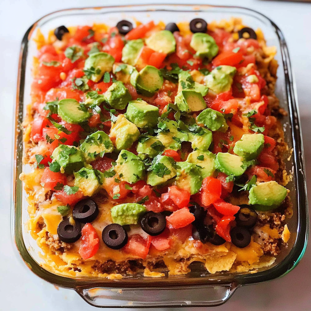 Recipe preparation for 7 layer dip