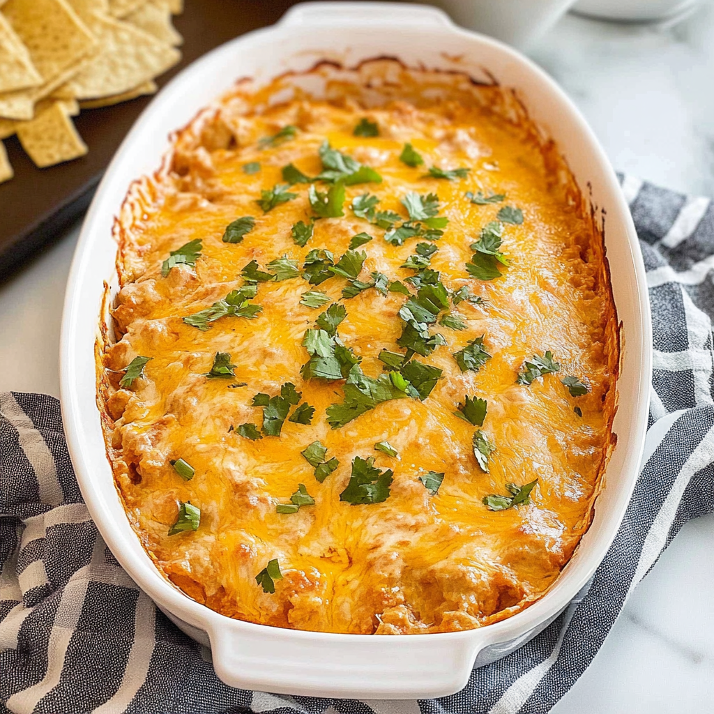 Recipe preparation for chicken enchilada dip