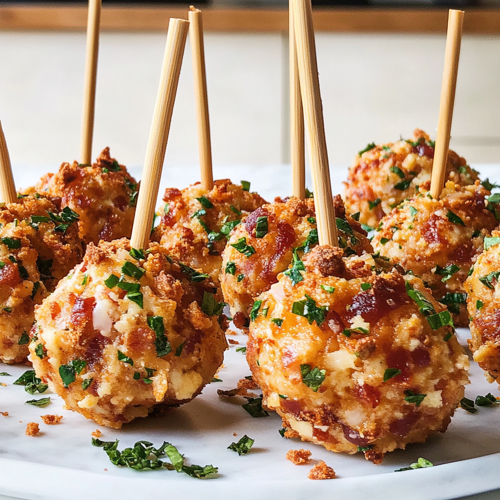 Recipe preparation for Mini cheese ball bites