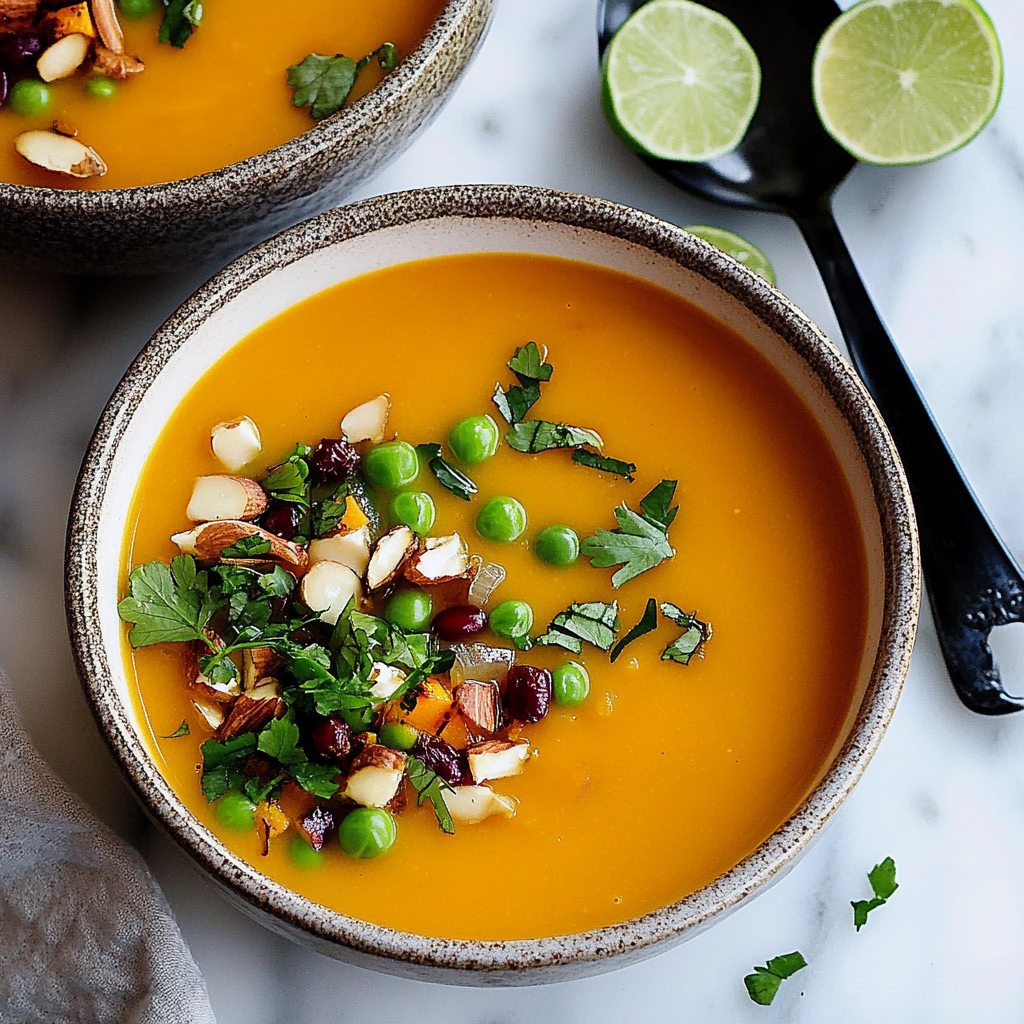 Recipe preparation for sweet potato soup recipe