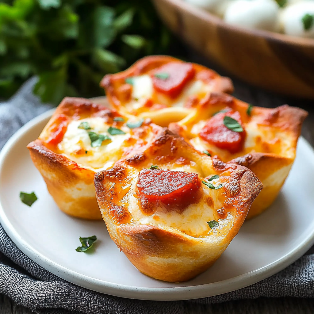 Recipe preparation for pizza muffins