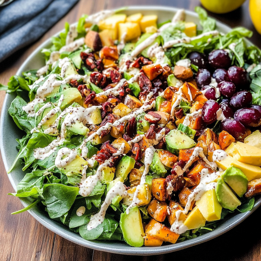 Recipe preparation for Fall Cobb Salad