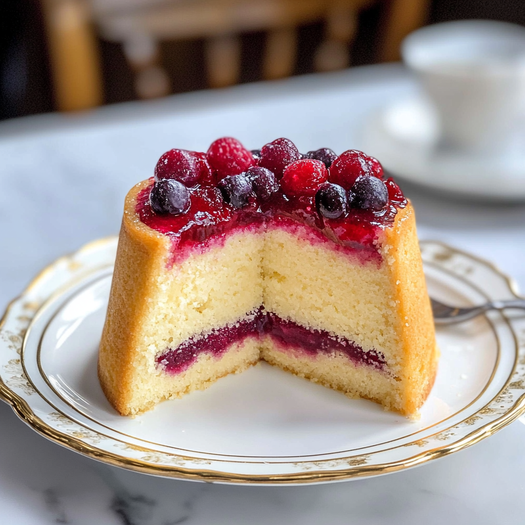 Recipe preparation for Cranberry Orange Brown Sugar Cake