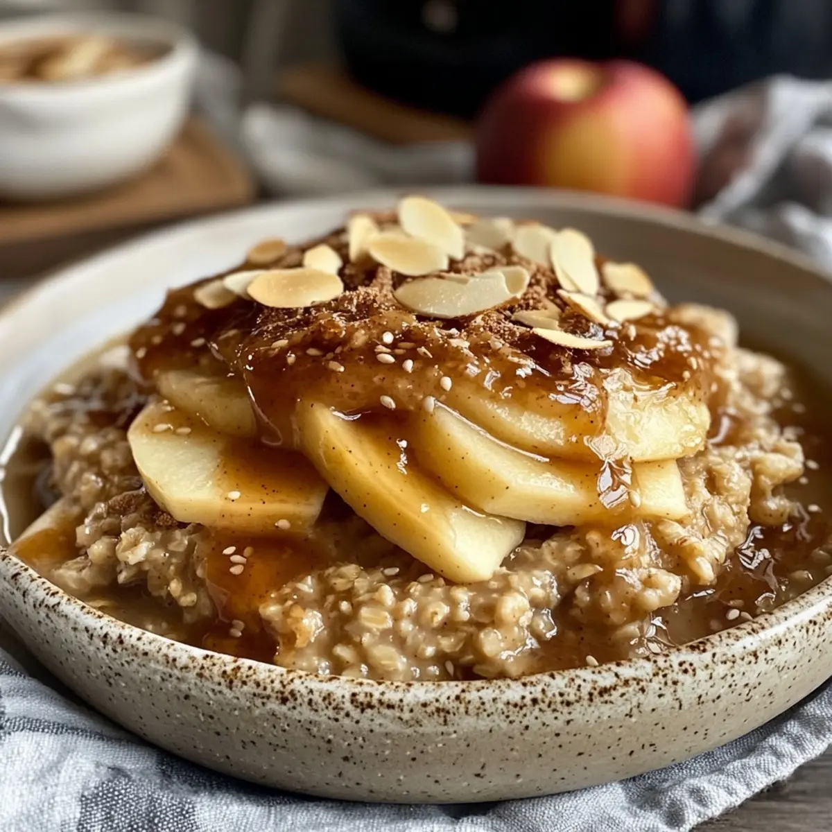 Instant Pot Apple Cinnamon Oatmeal