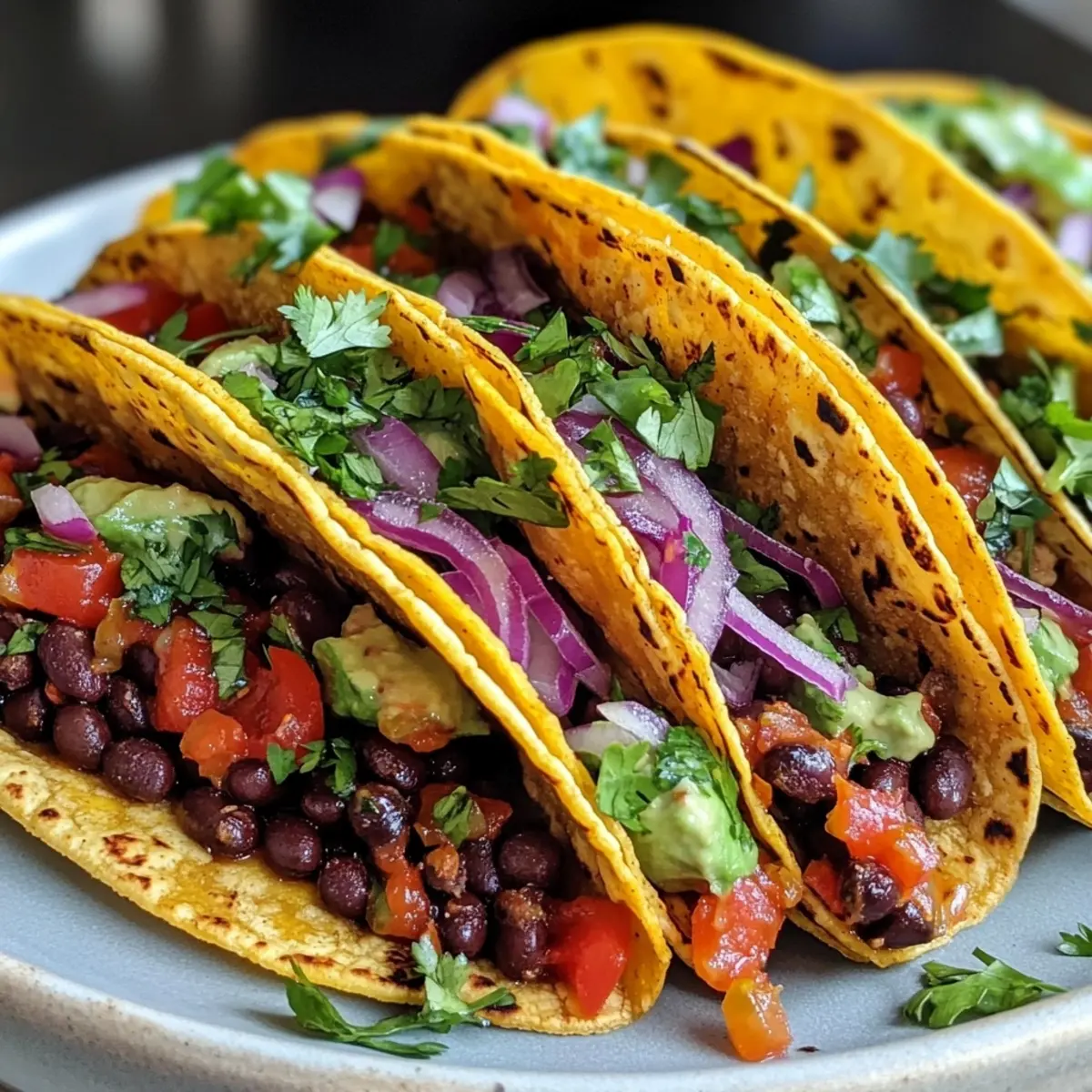 25 Minute Sheet Pan Crispy Black Bean Tacos