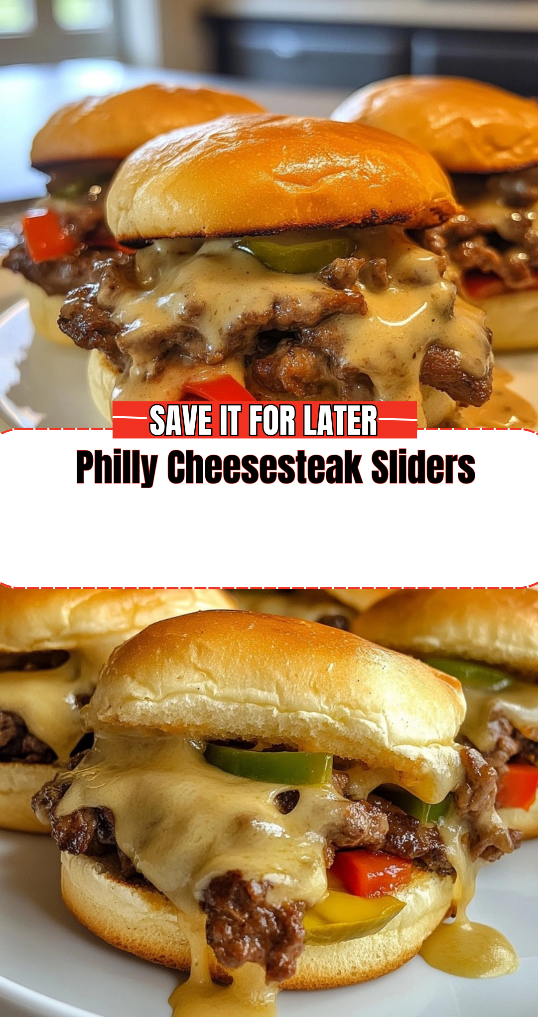 Philly Cheesesteak Sliders
