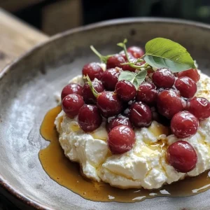 Whipped Feta with Roasted Grapes