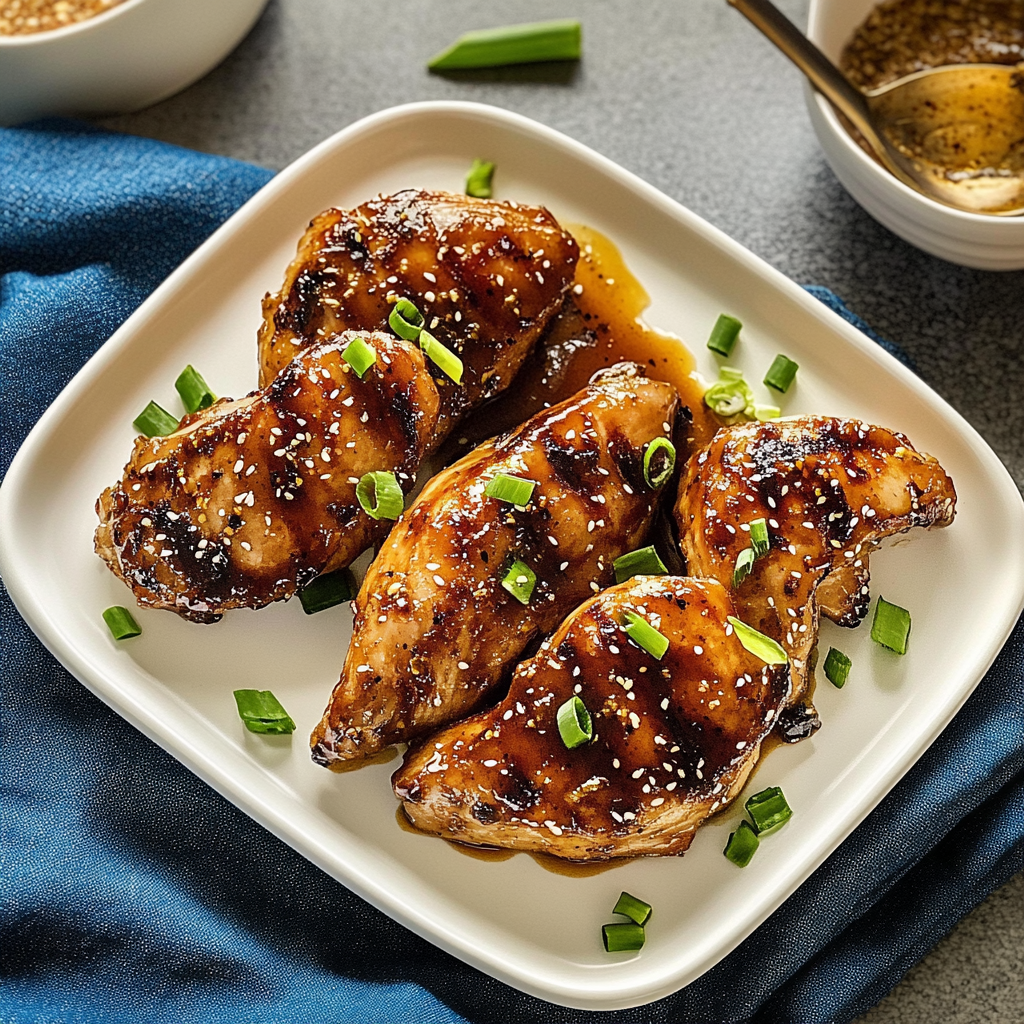 Recipe preparation for Asian Marinated Chicken