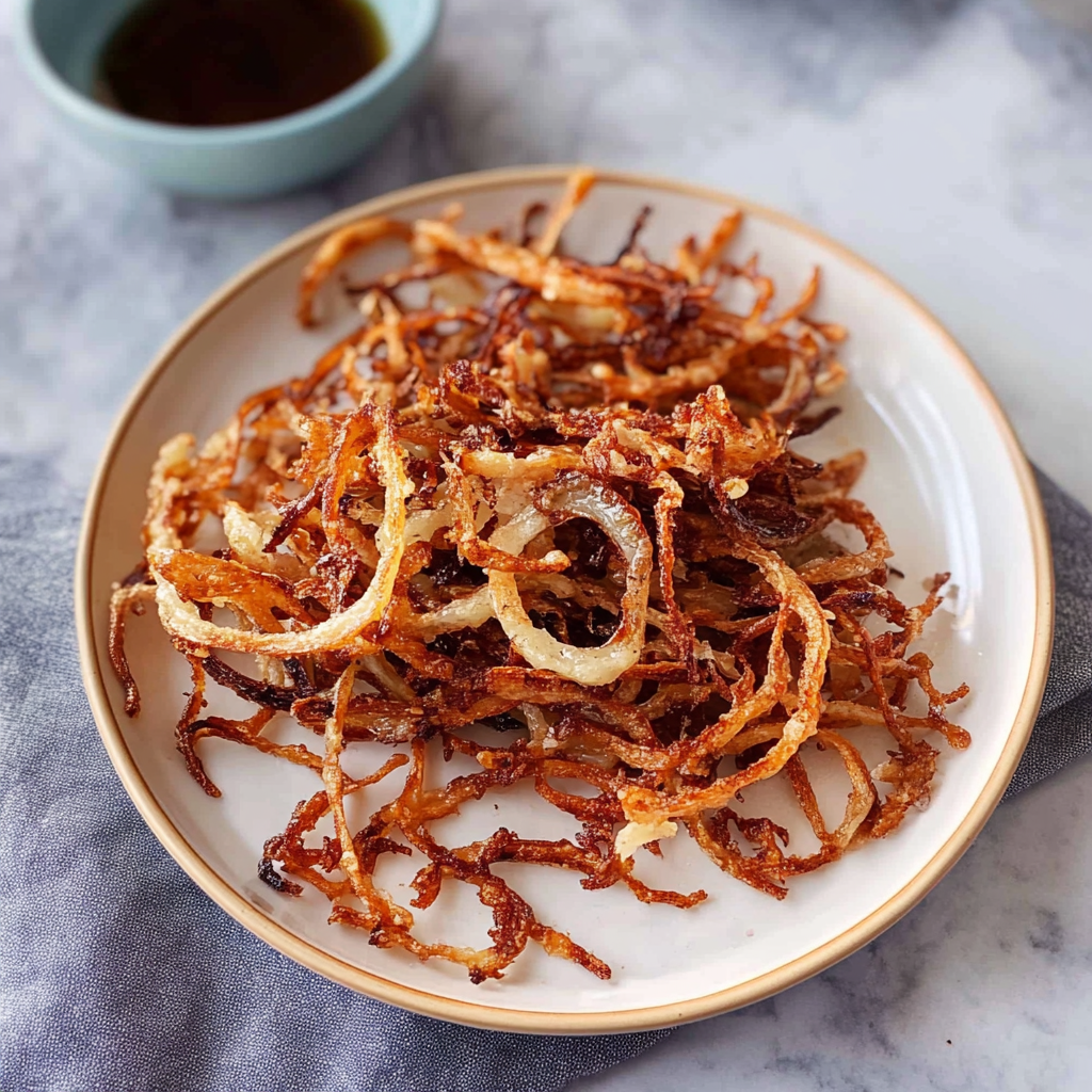 Recipe preparation for Air Fryer Crispy Onions