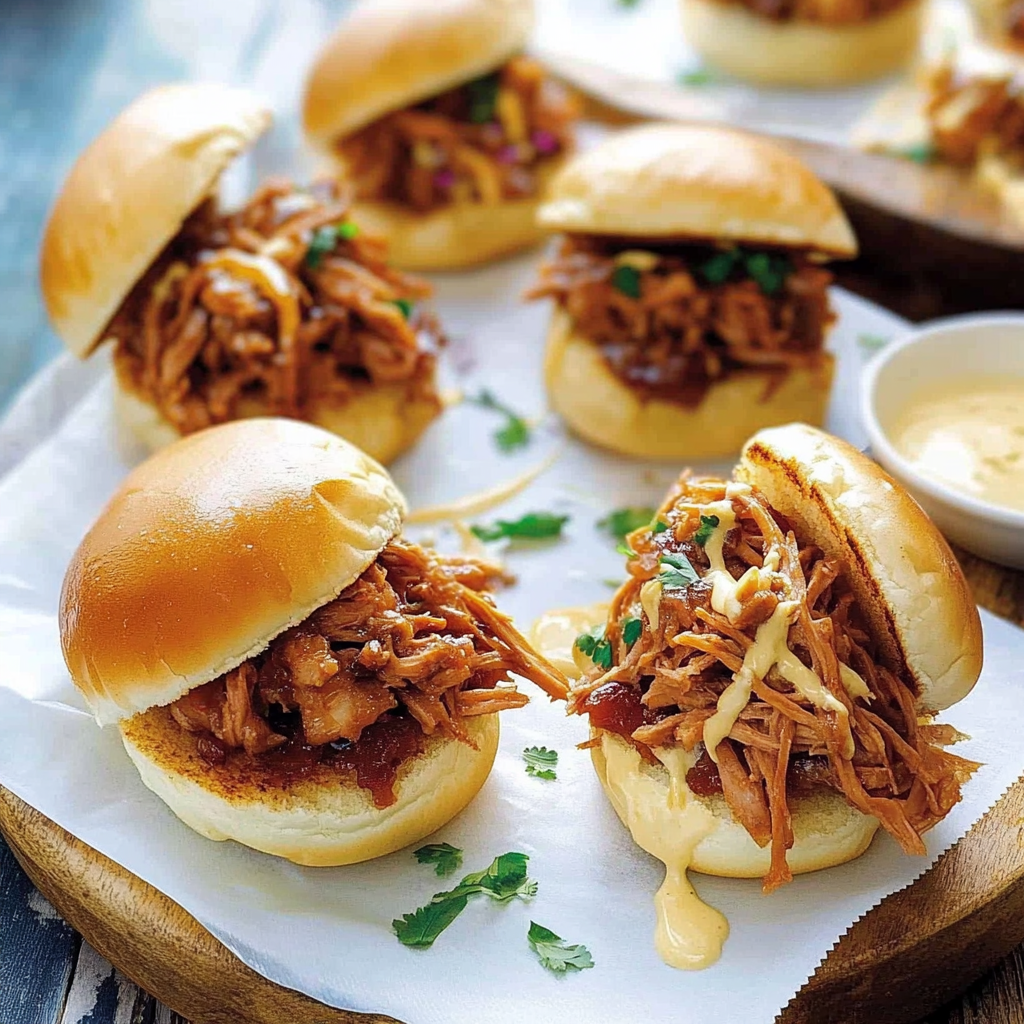 Recipe preparation for Pulled Pork Sliders