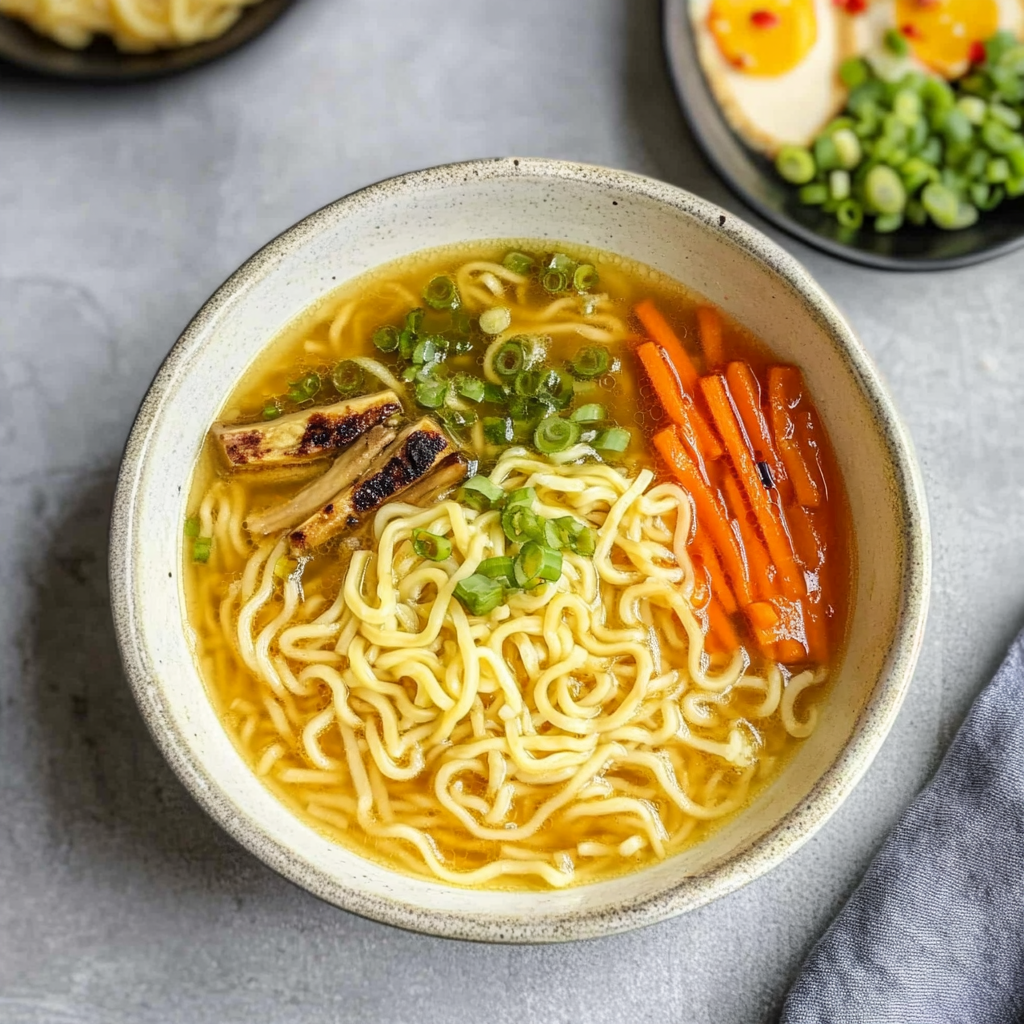Recipe preparation for Vegetable Miso Ramen