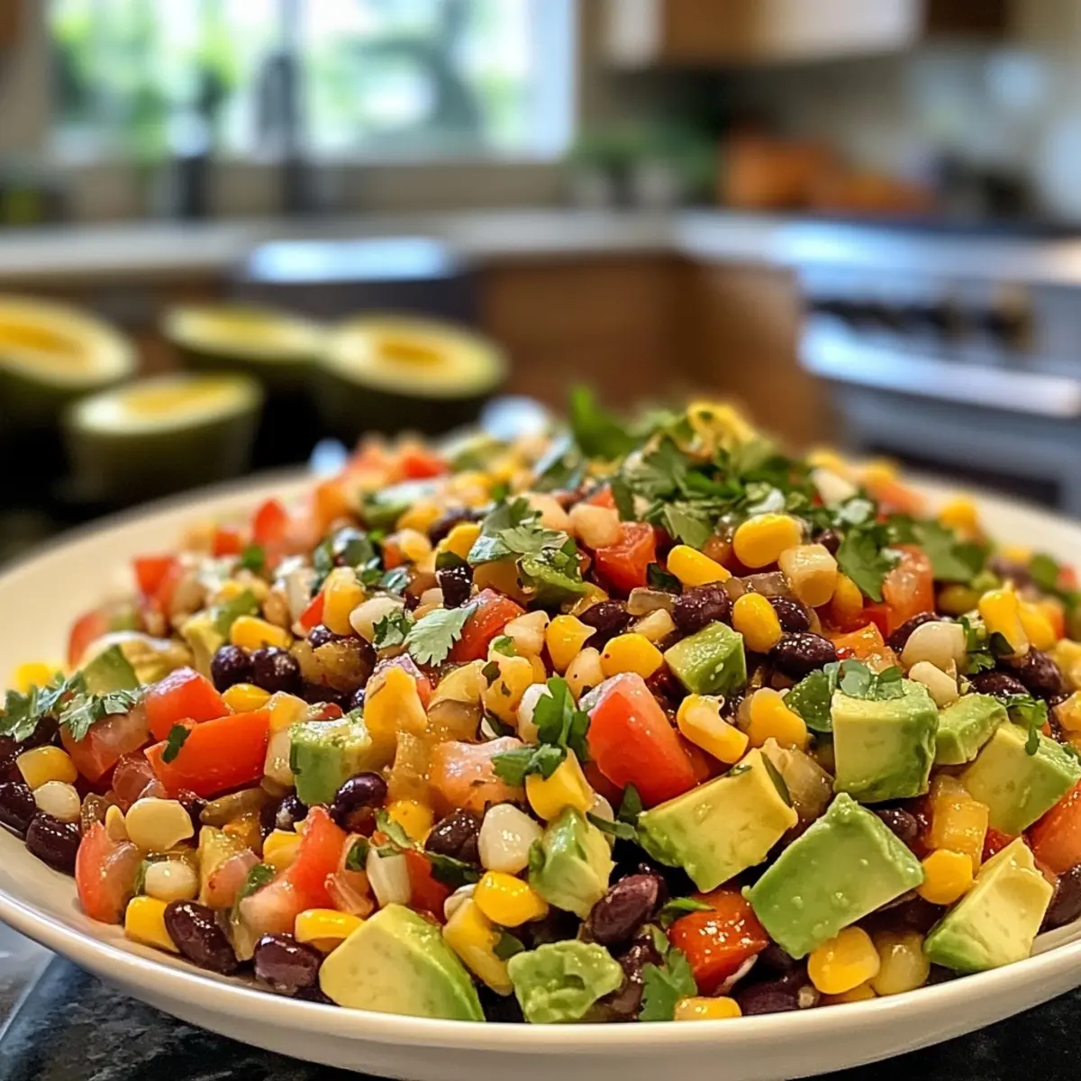 Cowboy Caviar with Avocado