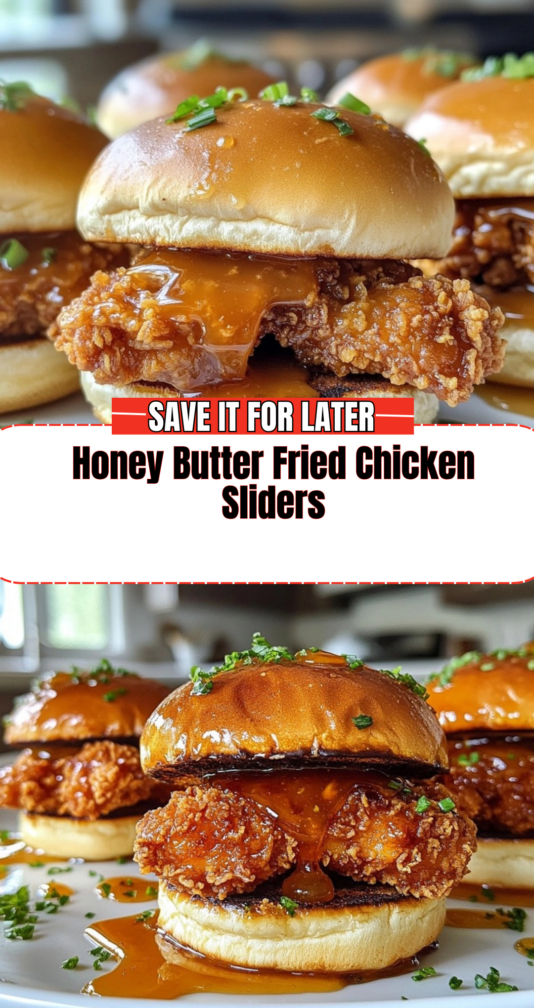 Honey Butter Fried Chicken Sliders
