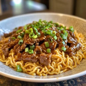 30-Minute Mongolian Beef Ramen